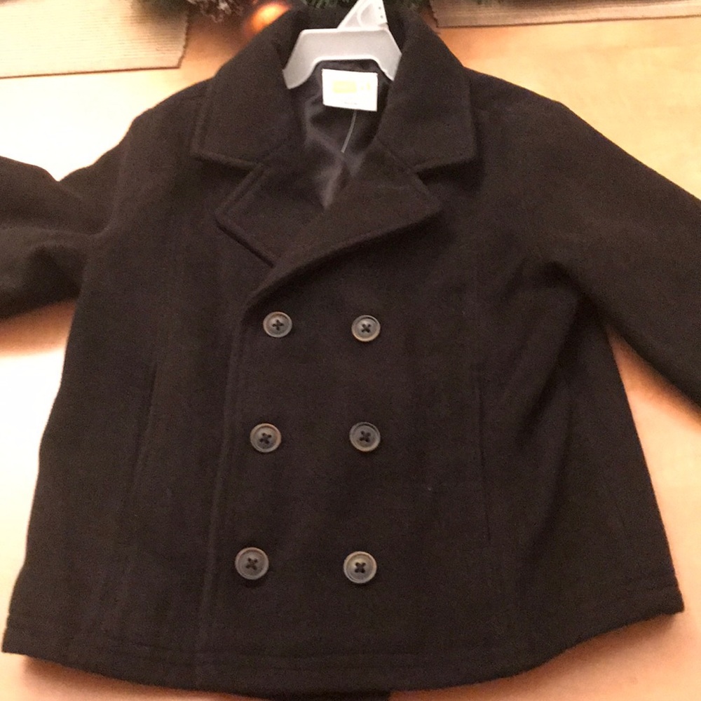 Toddler Boys Navy Pea Coat